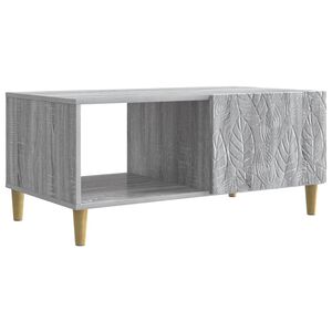 vidaXL Couchtisch Grau Sonoma 90 x 50 x 40 cm Holzwerkstoff