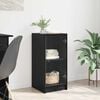 vidaXL Sideboard Schwarz Eichen-Optik 35 x 37 x 76 cm Holzwerkstoff