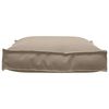 vidaXL Kissen Taupe 70 x 70 x 12 cm Oxford-Stoff