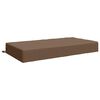 vidaXL Sitzkissen SOEST 100 % Polyester Taupe 120 x 80 x 15 cm