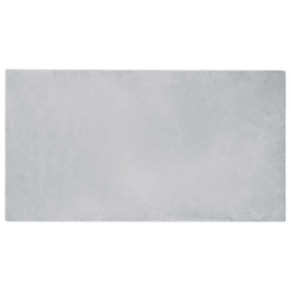 vidaXL Kunstfell Hasen Teppich Olite Grau 60 x 110 cm Polyester