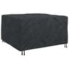 vidaXL M&ouml;belbezug Uni Schwarz 150 x 150 x 75 cm 600D