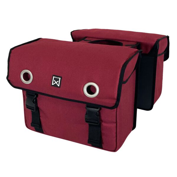 Willex Fahrradtaschen 30 L Canvas Rot