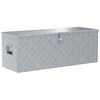 vidaXL Aluminiumkiste 110,5&times;38,5&times;40 cm Silbern