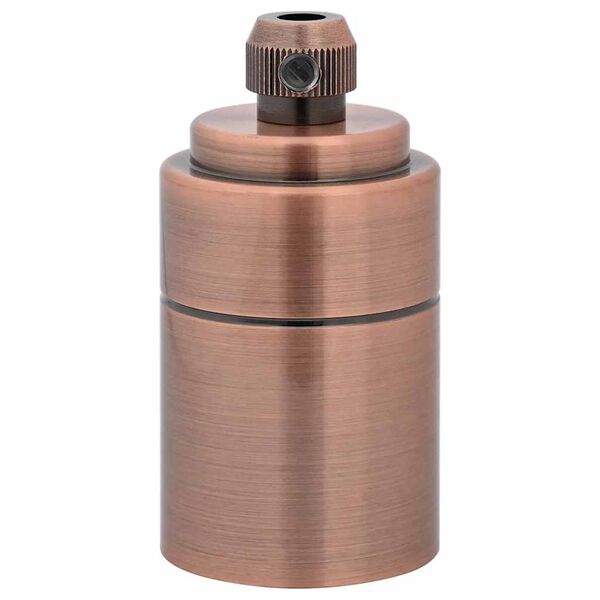 vidaXL Lampenfassungen 2 Stk. Rot-Bronze E27