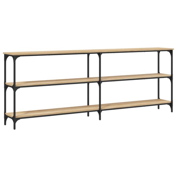 vidaXL Konsolentisch Sonoma-Eiche 200 x 29 x 75 cm Holzwerkstoff