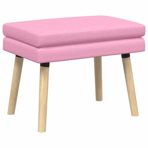 vidaXL Doppellagige Bank Rosa 60 x 40 x 46 cm Stoff