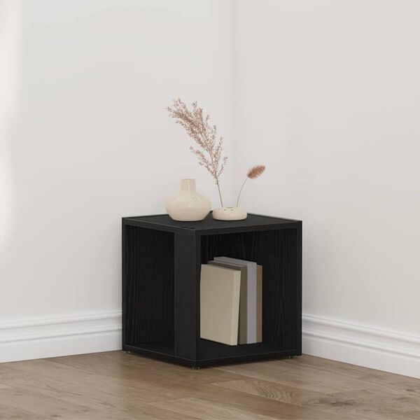 vidaXL Eckregale Schwarz Eichen-Optik 33 x 33 x 34,5 cm Holzwerkstoff