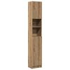 vidaXL Badezimmerschrank Artisan Oak 32x25,5x190 cm Holzwerkstoff