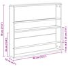 vidaXL Magazinregal 2 pcs Altholz 80 x 12 x 70 cm Holzwerkstoff