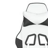 vidaXL Gaming-Stuhl Weiß und Schwarz Kunstleder