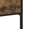 vidaXL Bettgestell ohne Matratze R&auml;uchereiche 137x190 cm Holzwerkstoff