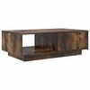 vidaXL Couchtisch Ger&auml;ucherte Eiche 95 x 55 x 31 cm Holzwerkstoff