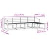 vidaXL Outdoor-Sofagarnitur 5 pcs Natur Massivholz Akazie