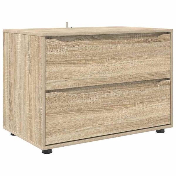 vidaXL Aufbewahrungsschrank Sonoma-Eiche 80 x 48 x 57 cm Holzwerkstoff
