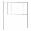 vidaXL Ersatz-Kopfteil Metall Wei&szlig; 90 cm