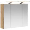 vidaXL Badezimmerspiegelschrank Artisan-Eiche 60 x 14,5 x 50 cm