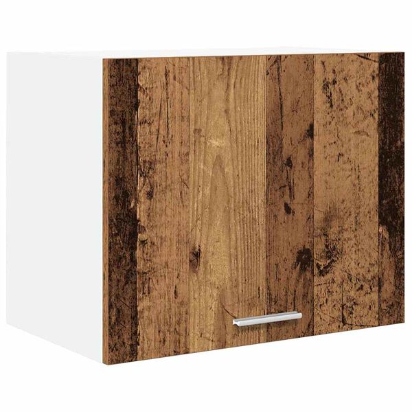 vidaXL H&auml;ngeschrank Altes Holz und Wei&szlig; 50 x 31 x 40 cm Holzwerkstoff