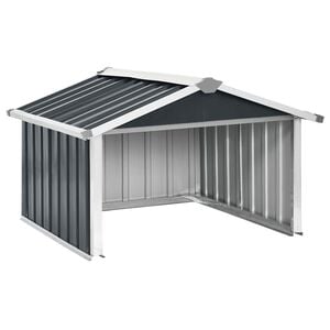vidaXL Rasenm&auml;her Garage 92x97x63 cm Verzinkter Stahl Anthrazit