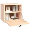vidaXL Wandschrank 40x30x35 cm Massivholz Kiefer