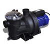 Schwimmbadpumpe Umw&auml;lzpumpe Poolpumpe Pumpe elektronik blau 1200W
