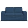 vidaXL Sofa Blau Gesamtabmessungen: 162 x 80 x 82 cm (B x T x H) Samt