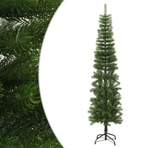 vidaXL K&uuml;nstlicher Weihnachtsbaum mit St&auml;nder Schlank 240 cm PE