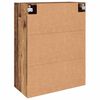vidaXL Wandschrank 2 pcs Altholz 69,5 x 34 x 90 cm Holzwerkstoff