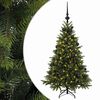 vidaXL K&uuml;nstlicher Weihnachtsbaum mit Weihnachtskugel 150 cm 150 LEDs