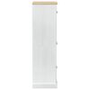vidaXL Kleiderschr&auml;nke Wei&szlig; 76 x 50 x 170 cm Massives Kiefernholz