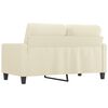 vidaXL 2-Sitzer-Sofa Creme 120 cm Kunstleder