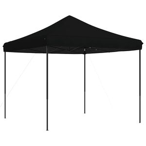 vidaXL Partyzelt Faltbar Pop-Up Schwarz 292x292x315 cm