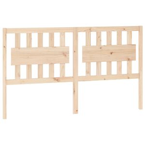 vidaXL Bett-Kopfteil 165,5x4x100 cm Massivholz Kiefer
