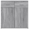vidaXL Sideboards 2 Stk. Grau Sonoma 79x38x80 cm Holzwerkstoff