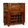 vidaXL Barschrank Massivholz Akazie 85x40x95 cm