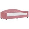 vidaXL Tagesbett mit Matratze Rosa 90x200 cm Samt
