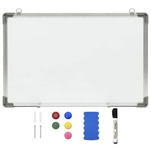 vidaXL Magnetisches Whiteboard Wei&szlig; 50 x 35 cm Stahl