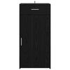 vidaXL Sideboard Schwarz Eichen-Optik 42,5 x 40 x 93 cm Holzwerkstoff