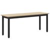vidaXL Bank Sonoma-Eiche 110 x 35 x 45 cm Holzwerkstoff