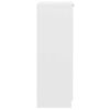 vidaXL Schuhschrank Weiß 30x35x100 cm Holzwerkstoff