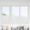 vidaXL Fensterfolien 2 Stk. Matt Blumenmuster PVC