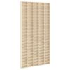 vidaXL Wanddisplay-Case Wandhalterung Beige 50 x 4,5 x 96 cm
