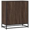 vidaXL Sideboard Braun Eichen-Optik 68x35x76 cm Holzwerkstoff & Metall
