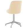 vidaXL Esszimmerst&uuml;hle 2 Stk. Drehbar Creme Samt