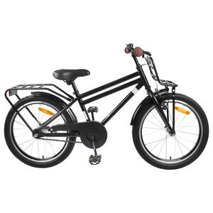 vidaXL Kinderfahrrad 20 Zoll f&uuml;r 6-11 Jahre alt Schwarz