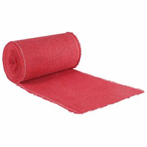 vidaXL Juterolle 25 x 500 cm Rot