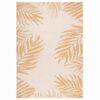 vidaXL Outdoor-Teppich Flachgewebe 160x230 cm Blattmuster