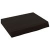 vidaXL Wandregal Dunkelbraun 40x30x(2-6) cm Massivholz Eiche Behandelt
