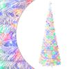 vidaXL Pop-up-LED-Weihnachtsbaum 150 cm 100 LEDs PVC und PET Wei&szlig;