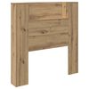vidaXL Kopfteil Artisan-Eiche 100 x 15 x 103,5 cm Holzwerkstoff